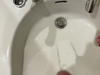 Peeing Chiefly Bathroom Sink